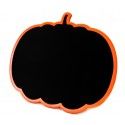 Ardoise Citrouille orange Halloween 18,5cm