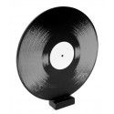 Disque Vinyle 33 TOURS ardoise bois marque-table 21,5cm vertical
