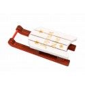 Marque-place Luge Noël en bois 6cm