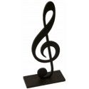CENTRE de table Clé de Sol musique en bois 18cm