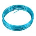 Fil aluminium souple 5m, turquoise