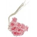 Sachet de 48 mini-Roses satin, Rose 