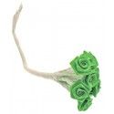 Sachet de 48 mini-Roses satin, Vert