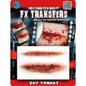 Chaks FXTM-506, Transfert 3D rouge Cut Throat, Gorge tranchée