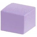 Ballotin Cube carton lilas nacré 4cm