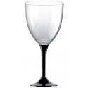 20 Grands verres à Eau, pied Noir