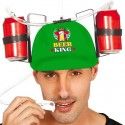 Casque apéro Anti Soif BEER KING vert