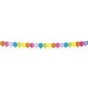 Guirlande papier Ballons 4m, multicolore