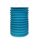 Lampion cylindrique 16cm Bleu