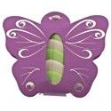 Ballotin papillon avec plexi LILAS, décos argents