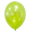 Grand sachet 100 ballons nacrés, 30 cm, Vert