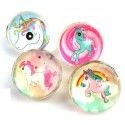 Party Pro 12023068, Mini-jouet balle rebondissante licorne