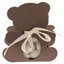 Ballotin OURSON avec plexi, Chocolat