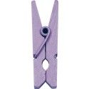 Lot de 12 PINCES à linge 3,5 CM Parme