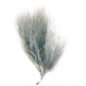 Sachet de 20 plumes 7 cm, Grises