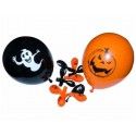 P'TIT Clown re10330 - Sachet de 10 ballons Halloween