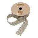 Chaks 0891-15, Ruban dentelle coton 2 cm, Naturel