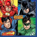 Sachet 16 Serviettes Justice League™ 33 x 33 cm