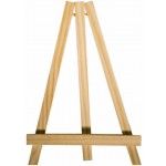 GRAND Porte-menu chevalet TRIANGLE bois 25cm (3 pieds)