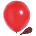 Grand sachet 100 ballons nacrés, 30 cm, rouge