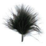 Sachet de 20 plumes 7 cm, en Noir