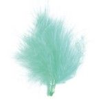 Sachet de 20 plumes 7 cm, bleues Turquoise