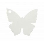 Sachet de 10 marque places Papillon, Blanc