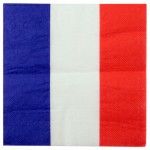 SANTEX 4167-99, Sachet de 20 serviettes collection France