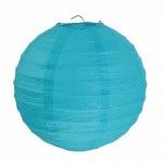 SANTEX 4312-8-20, Sachet de 2 lanternes M 20cm, Turquoise