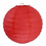 SANTEX 4313-7, Sachet de 2 lanternes L 30cm, Rouge