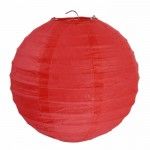 SANTEX 4313-7, Sachet de 2 lanternes L 30cm, Rouge