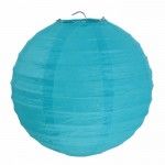 SANTEX 4313-8, Sachet de 2 lanternes L 30cm, Turquoise