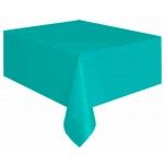 Nappe plastique RECTANGLE, Turquoise