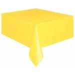 Nappe plastique RECTANGLE, Jaune