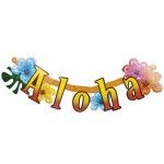 Guirlande de Lettres ALOHA décorée 83 cm