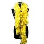 BOA en plumes, jaune 1m80