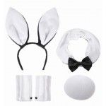 Set Bunny blanc & Noir luxe (5 pcs)