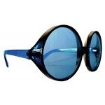 Grandes Lunettes hippie BLEUES