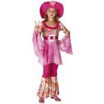 Déguisement Hippie Diva ROSE, 4-6 ans