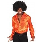 Chemise adulte disco Orange - taille XL