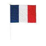 Party Pro 8712, Drapeau France tricolore 30x45 cm avec manche