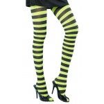 Party Pro 87270023, Collant rayé noir et vert lime