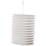 Party Pro 877011, Lampion cylindrique blanc, 16CM