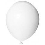 Sachet de 25 BALLONS Opaques 25cm, Blanc 25cm