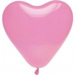 Lot de 8 ballons COEUR 35cm, rose