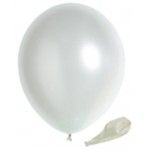 Grand sachet 100 ballons nacrés, 30 cm, blanc