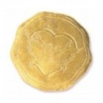 Cachet auto-adhésif Or 3cm