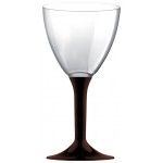 20 Grands verres à Eau, pied chocolat
