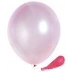Grand sachet 100 ballons nacrés, 30 cm, rose