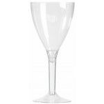 20 verres, pied transparent